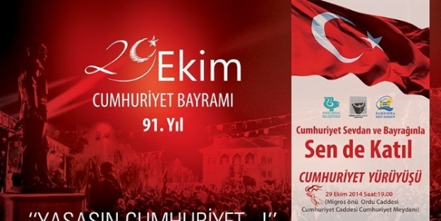 Bandırma’da Cumhuriyet Yürüyüşü Yapılacak