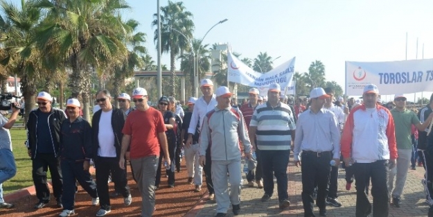 Mersin Halk Sağlığı Müdürlüğü’nün Yürüyüş Etkinliği Sürüyor