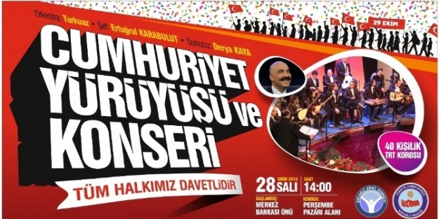 Cumhuriyet Coşkusu Yürüyüşle Devam Edecek