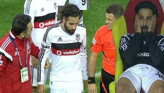 Beşiktaş-Kayserispor maçında şok olay