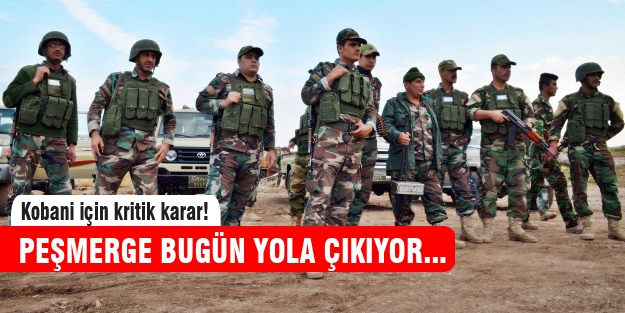 Peşmerge yola çıktı