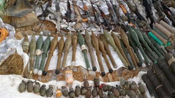 TSK:  Silahlar ele geçirildi, mağara ve tüneller imha edildi