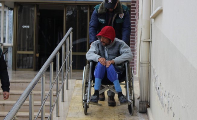 Bursa'da tekerlekli sandalyeli uyuşturucu taciri!