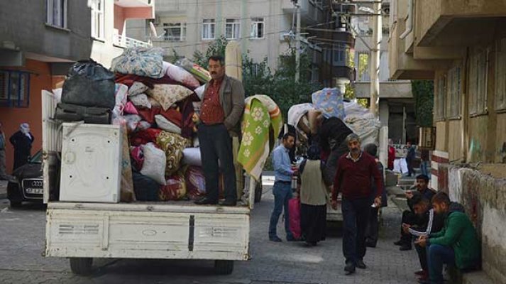Diyarbakır'da göç başladı!