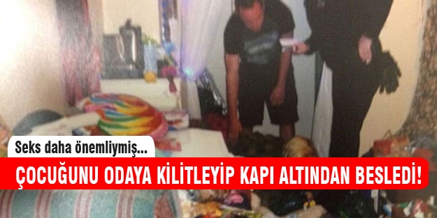 Anneden çocuğuna korkunç işkence!