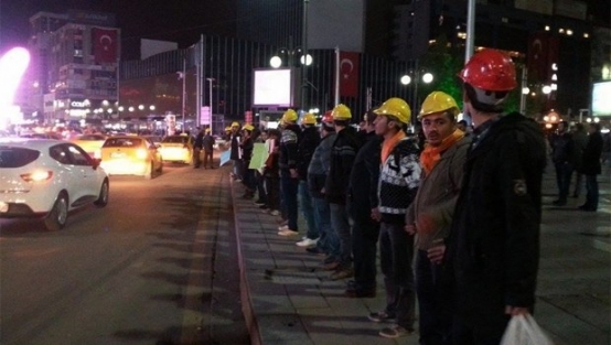 Ermenek'te yaşanan facia sonrası eylem başladı