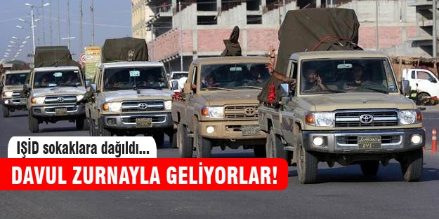 Peşmerge Erbil'den davul zurnayla geldi