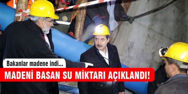 Madeni basan su oranı açıklandı