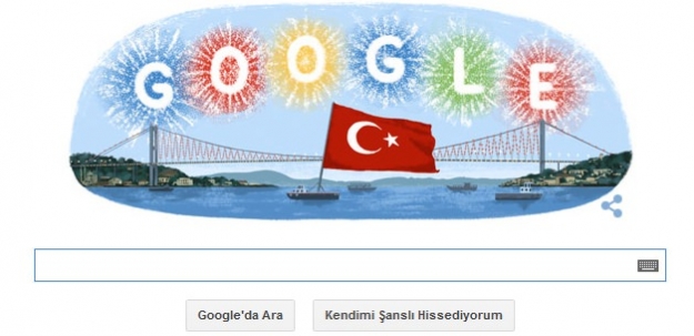 Google 29 Ekim'i unutmadı