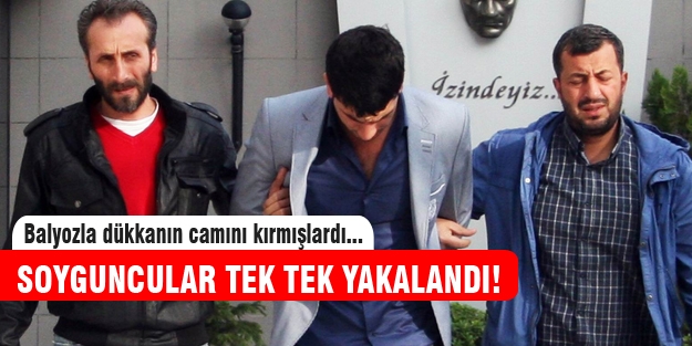 Bursa'da kuyumcu soymaya çalışan şahıslar yakalandı!