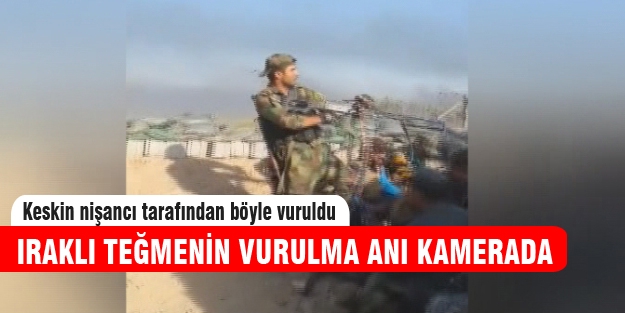 Iraklı teğmenin vurulma anı - İZLE