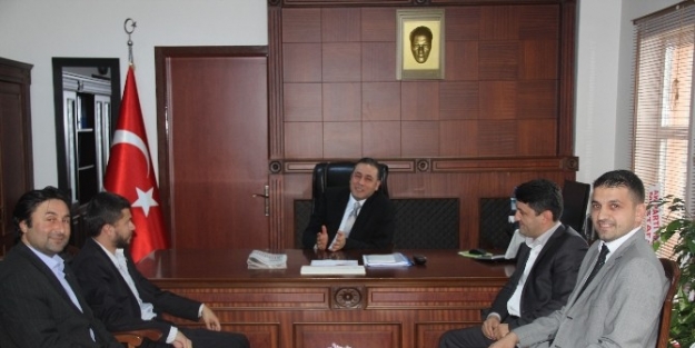 Alaplı Mhp’den Kaymakam Çağlar’a Hayırlı Olsun Ziyareti