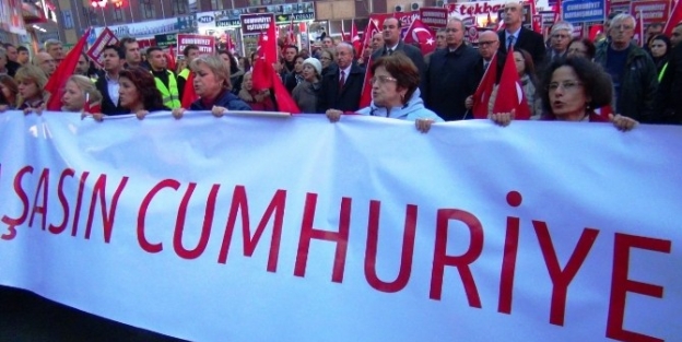 Tekirdağ’da Cumhuriyet Yürüyüşü