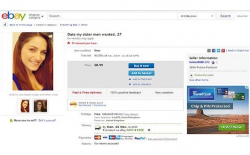 Kız kardeşini açık artırmaya sundu!