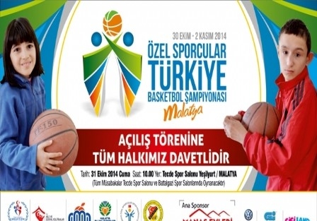 Özel Sporcular Türkiye Basketbol Şampiyonasi 31 Ekim’de Başlayacak