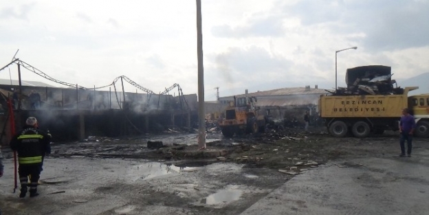 Erzincan’da Keresteciler Sitesinde Yangın