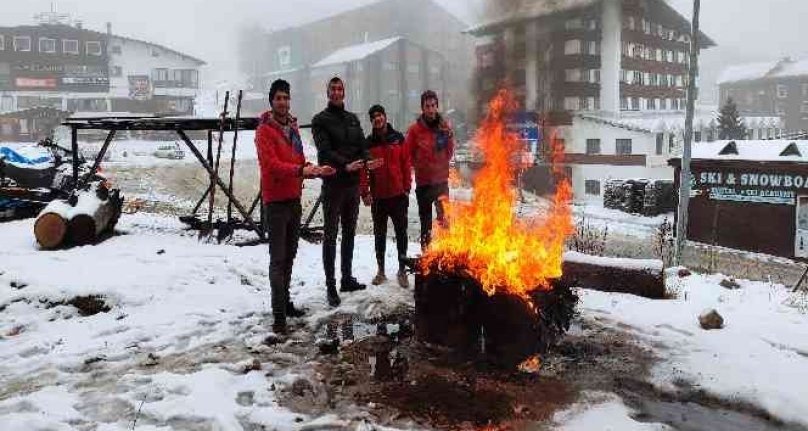 Kış turizminin kalbi Uludağ beyaz gelinliğini giydi