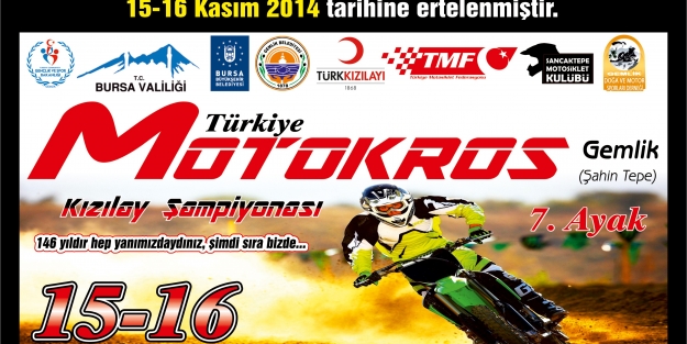 Motokros yarışları maden faciası sebebiyle ertelendi