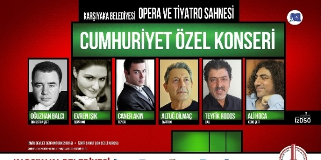 Karşıyaka’da Cumhuriyet Konserine Erteleme