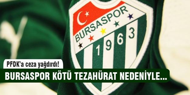 Bursaspor'a PFDK'dan para cezası