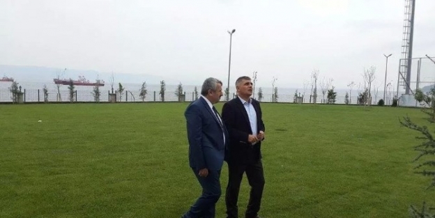 Başkan Baran, Çalişmalari Yerinde İnceledi