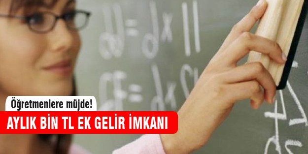 Öğretmenlere müjde! Aylık bin TL ek ücret