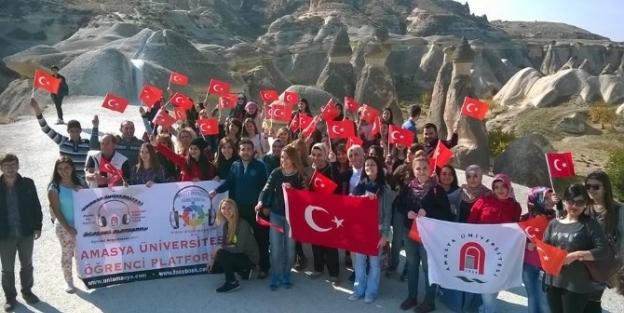 Nevşehir Gençlik Meclisi, Amasya Üniversitesi Öğrencilerini Misafir Etti