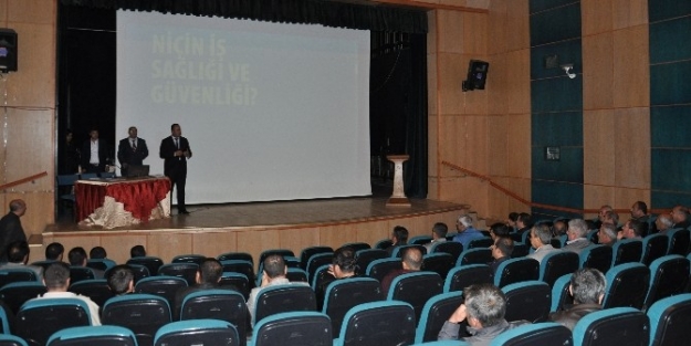 Tatvan’da ‘iş Sağlığı Ve Güvenliği’ Eğitimi