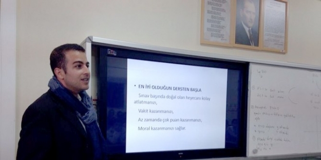 Kars’ta Öğrencilere " Sınav Kaygısı Yönetimi " Konulu Konferans Verildi