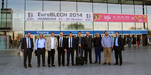 BTSO üyeleri Euroblech Fuarı'nı ziyaret ettiler