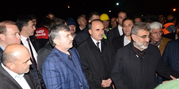 Akyürek Ermenek’teki Madende İncelemelerde Bulundu