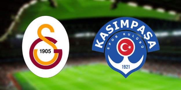 Galatasaray-Kasımpaşa maçının ilk 11'leri belli oldu