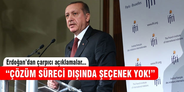 Erdoğan'dan, flaş çözüm süreci açıklaması