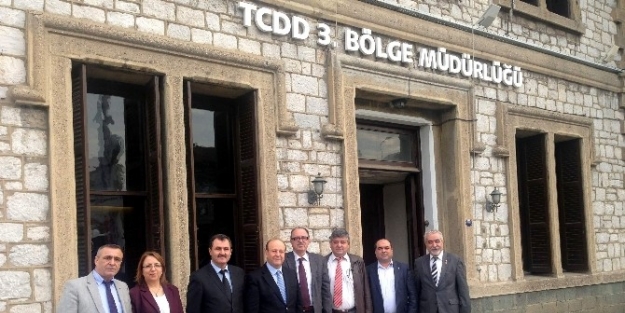 Efeler Belediyesi’nden Tcdd 3. Bölge Müdürlüğüne Bilgilenme Ziyareti