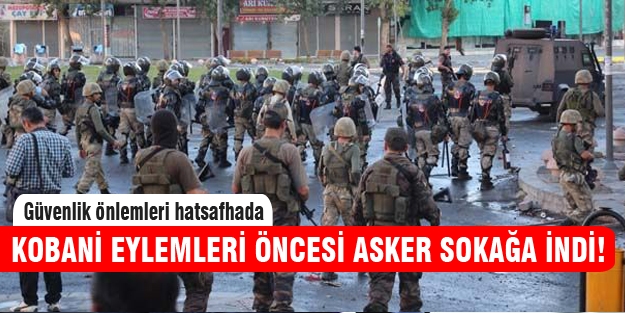 Diyarbakır'da izinsiz yürüyüş askeri sokağa döktü!