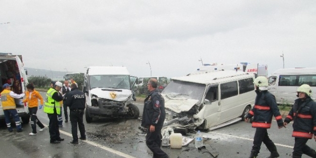 Trabzon’da Trafik Kazası: 6 Yaralı