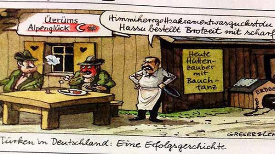 Erdoğan'a karikatürle hakaret
