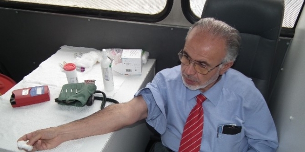 Muratlı Müftüsünden Kan Bağışına Destek