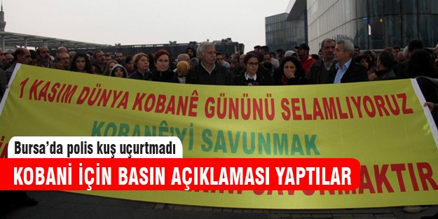 Bursa'da polis kuş uçurtmadı!