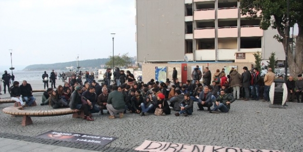 Çanakkale’de Kobani’ye Destek Eylemi