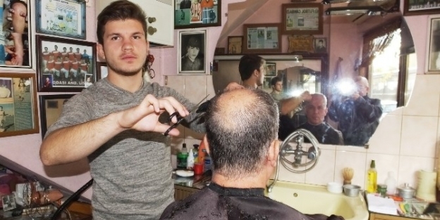 Sporcudan Babaya Saç Tıraşı