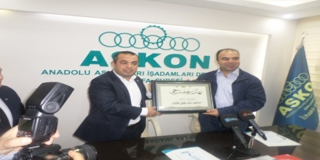 Başkan Çiftçi, Askon Başkanı Şahin’i Ziyaret Etti