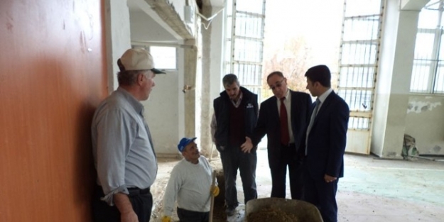 Kaymakam Bedir, Güçlendirme Çalişmalarini Yerinde İnceledi