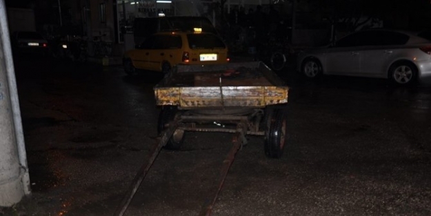 D-100’de Ayakları Kayan At Yerden Kalkamadı