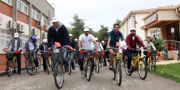 Gaün Öğrencileri Bisiklet Turu Düzenledi