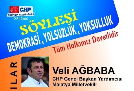 ‘demokrasi, Yolsuzluk Ve Yoksulluk’ Söyleşisi 7 Kasım’da