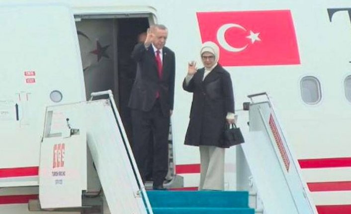 Cumhurbaşkanı Erdoğan Dünya Kupası açılış töreni için Katar'a gitti