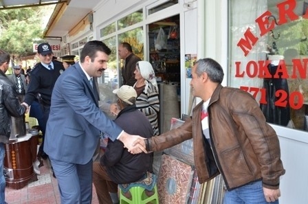 Arguvan’ın Yeni Kaymakamı Selçuk Yosunkaya, Esnafları Ziyaret Etti