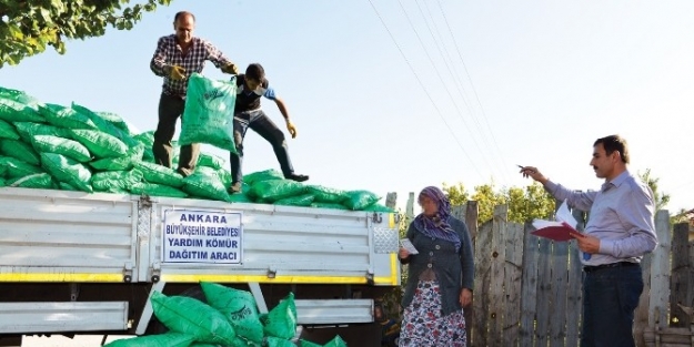 Büyükşehir’den Dar Gelirli Ailelere Kömür Yardımı