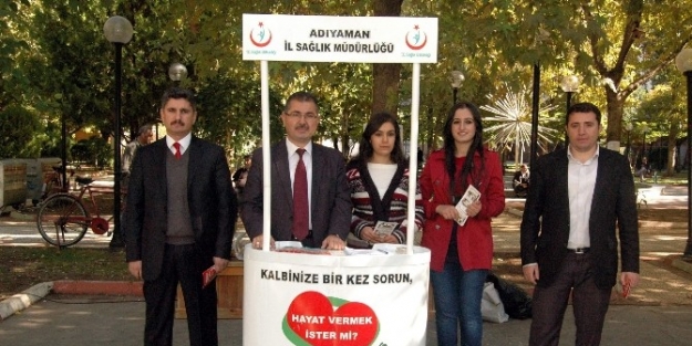 Demokrasi Parkı’na Organ Bağış Standı Kuruldu